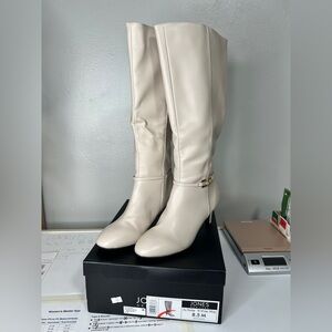Jones NY Hanlee Winter White Knee Boots 8.5M